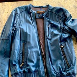 Danier Leather Jacket - Blue